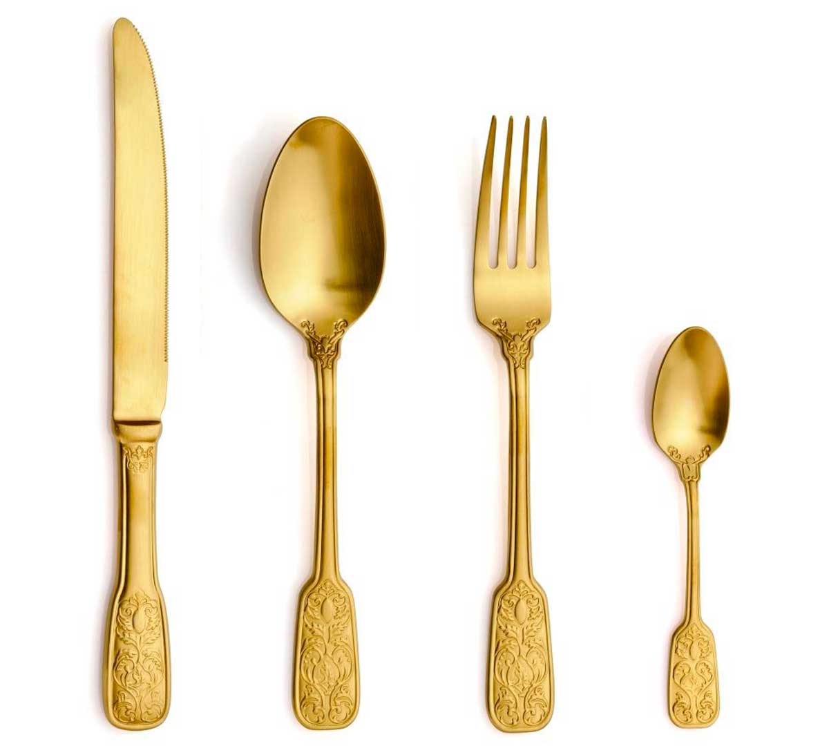 Cuchillo mesa Versailles Oro - Imagen 2